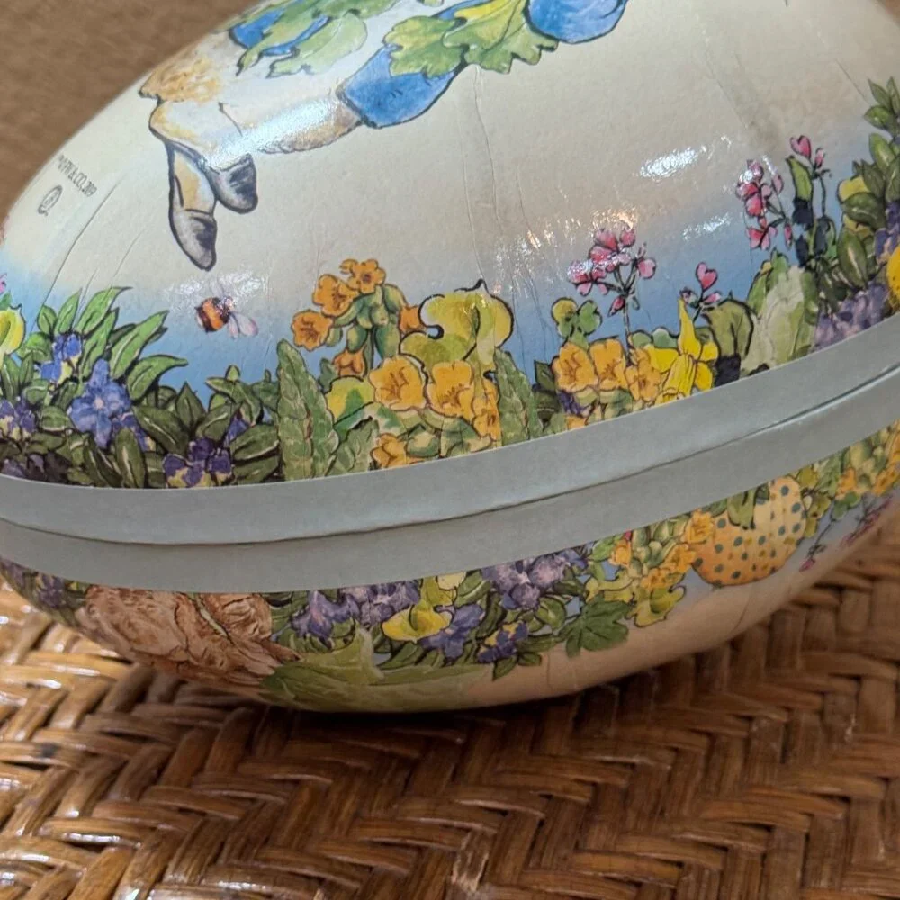 FW & Co Peter Rabbit Easter Egg  Paper Made In Germany 2019  9" X 8" - Picture 3 of 6